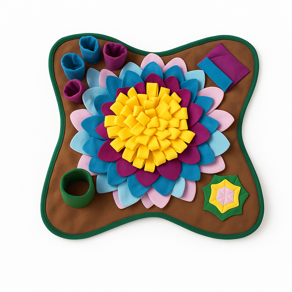 Tapis de fouille pour chien – Jeu d’intelligence & alimentation lente