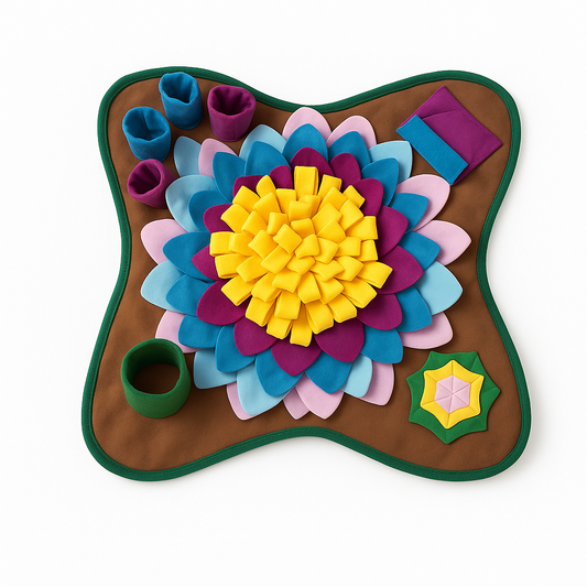 Tapis de fouille pour chien – Jeu d’intelligence & alimentation lente